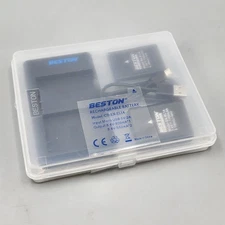 Beston Power Battery (2-Pack) and Dual Charger for Canon LP-E12 New