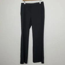 Banana Republic Martin Fit Dress Pants Size 6 Straight Leg Wool Black