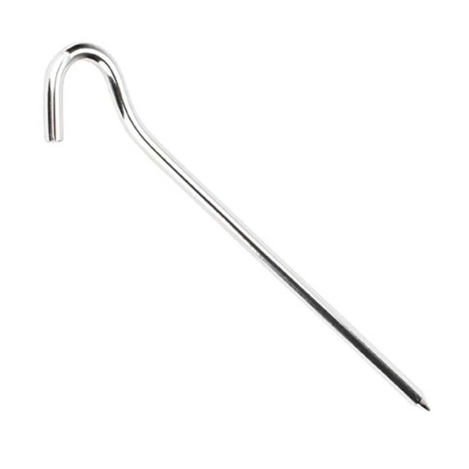 10 pezzi di da campo da campeggio a forma di domanda 10ps (argento) PEG - Immagine 3 di 3