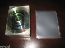 BUSINESS CARD BIZCARD CD-R SILVER TOP W/SLEEVE, 50MB, 24X,PN#264325000, 200 PCS 