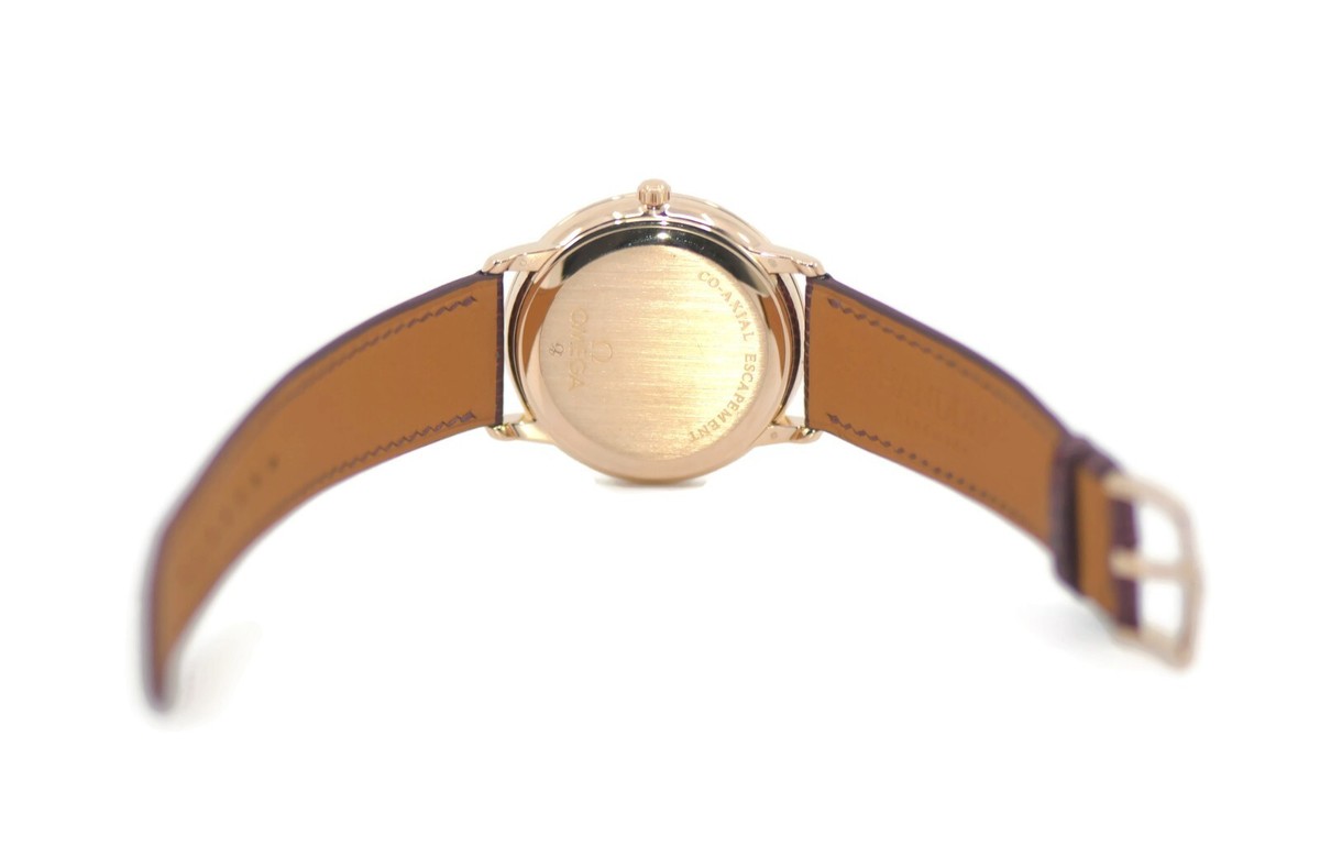 Omega DeVille 18K Rose Gold Watch 4678.31.02 | eBay