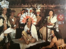 Peace Ceremony at Chief’s House at Chucalissa C.H. Nash Museum Postcard Unposted