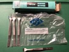 1 each EREM 391SA Wafer 1/2" Tip Precision Swiss Tweezer with four Fingers