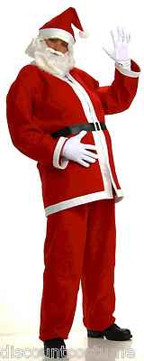 FORUM SIMPLY SANTA CLAUS ADULT CHRISTMAS HOLIDAY COSTUME SIZE STANDARD 60917