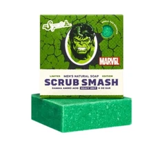 SET OF 2 Dr. Squatch x MARVEL SCRUB SMASH Hulk Bar Soap 5oz LIMITED