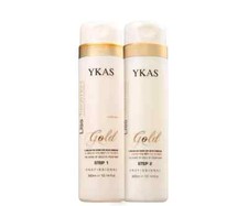 Ykas Gold Liss Treatment Brazilian Keratin Kit 2 Steps 2x 300ml 