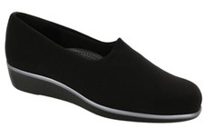 SAS Bliss Womens Loafer, Comfort Shoes, Black, 6.5 M