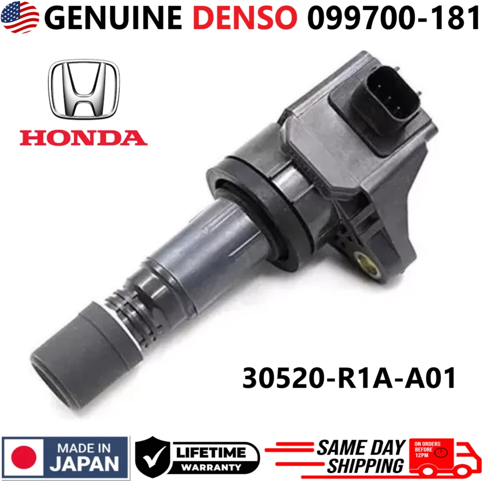 Bobina de encendido OEM DENSO x1 para Honda Civic HRV 2012-2017 y Acura I4, 099700-181 Foto 4 de 4