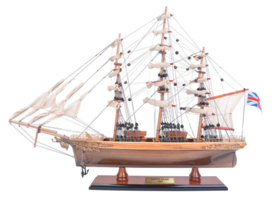 The Cutty Sark 1869 Wooden Tall China Clipper Ship Model 22
