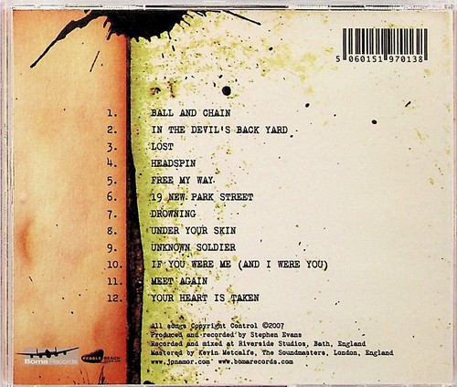 Jon Amor – Unknown Soldier CD *HAND SIGNED AUTOGRAPHED* 2007 Blues Rock THE HOAX - Imagen 2 de 2