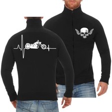 Sweatjacke Chopper Liebe Custom MC Motorcycles american Bike Route 66 motorrad 