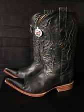 Boot mens new size 8 black xxx toe los altos karunga ; Botas Nuevas y Bonitas