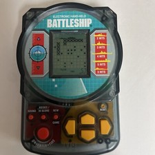 Vintage 1995 MB Electronic Handheld Battleship Game Milton Bradley Tested Works