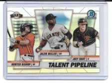 2020 Bowman Baseball - Talent Pipeline #TP-SFG - Miller/Bart/Bishop