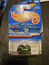 1998 Hot Wheels #651 First Editions 21/40 GO KART Green w/Chrome 5 Sp-Front MW 