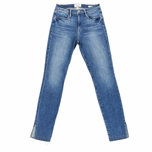 Frame Denim Le High Skinny Raw Hem 