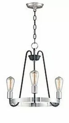 Maxim Lighting Haven 3-flammiger Kerzenstil Satin Nickel Kronleuchter