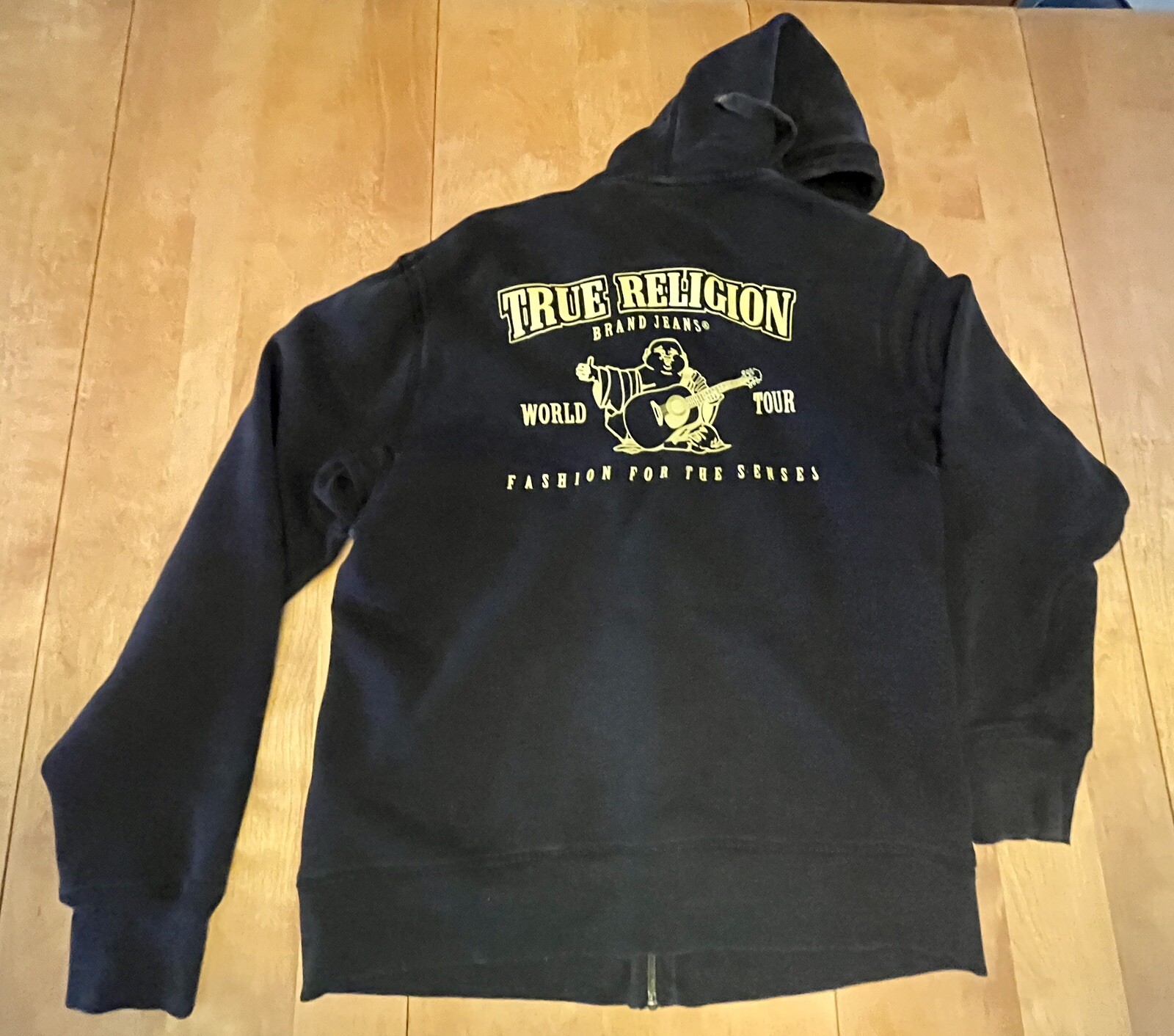 Black True Religion Hoodie Size Small eBay