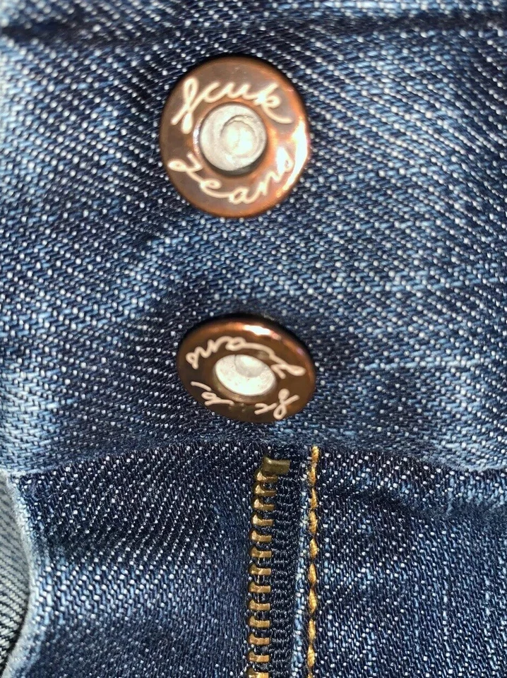 二手复古 French Connection 低腰弹力牛仔帽女式(6 码) — 第 3/4 张图片