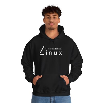 Linux, Kali Linux, Ubuntu,  Unisex Heavy Blend Hooded Sweatshirt