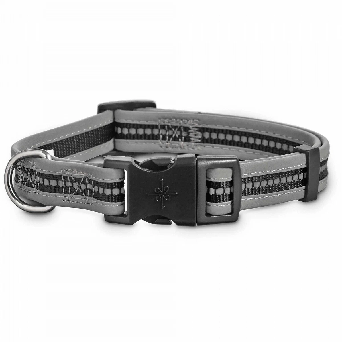 Good2Go Reflective Adjustable Dog Collar in Black Small By
