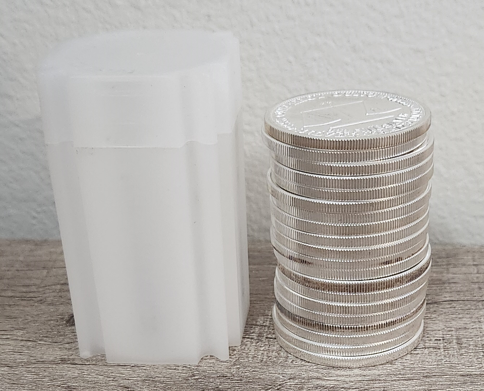 American Silver Eagle Roll of 20 One Ounce Coins 0.999 Fine Silver eBay