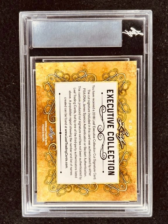 Kenny Baker 2018 Leaf Cut Signature signed autograph 1/1 PSA/DNA Star Wars R2-D2 - Image 2 of 2