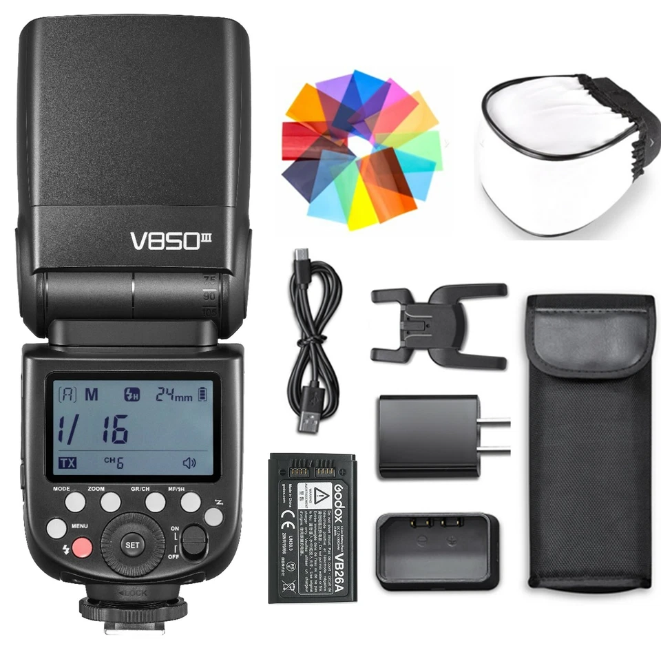 Godox V850III Flash Camera Flash Speedlight for Canon Nikon Sony Fuji Panasonic - Image 2 of 4