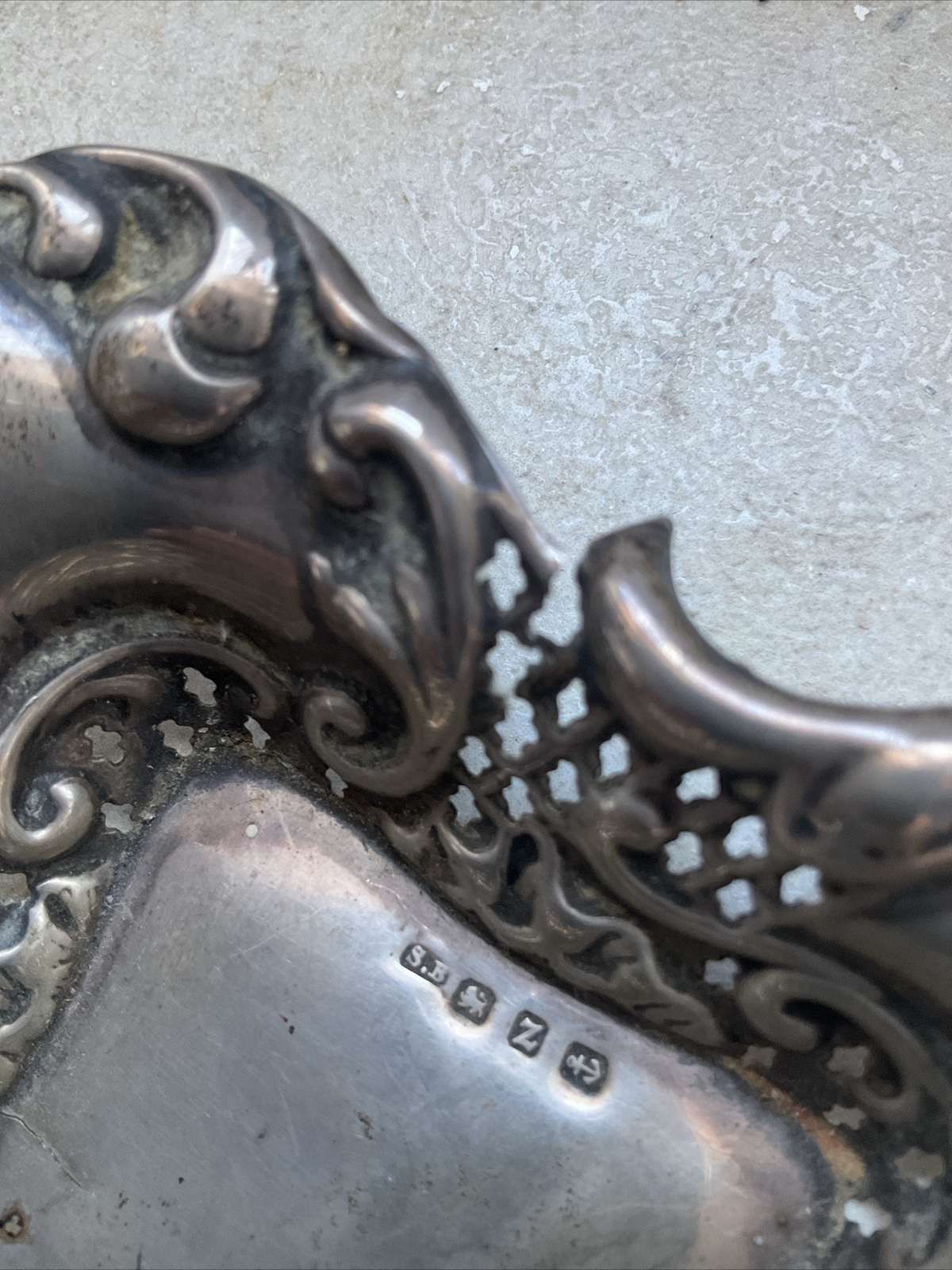 Vintage sterling silver tray eBay