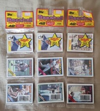 1988 Topps Baseball Unopened Rak Pak (42 + 1 Cards per sealed pak) (LOT OF 3)