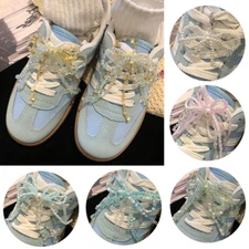 Bowknot Pearl Shoes Pendant Shoelaces Clips Shoe Buckle Shoes Accessory Fashion