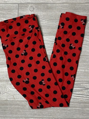 NWT LuLaRoe TC Disney Leggings Red 