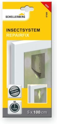 Schellenberg 57000 Fliegengitter Reparatur Set Klebeband 5 x 100 cm Anthrazit