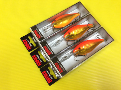 Lot De 9 Leurres De Pêche Rapala Risto Rap X2 Deep Runner RR-9 PRT Perrot