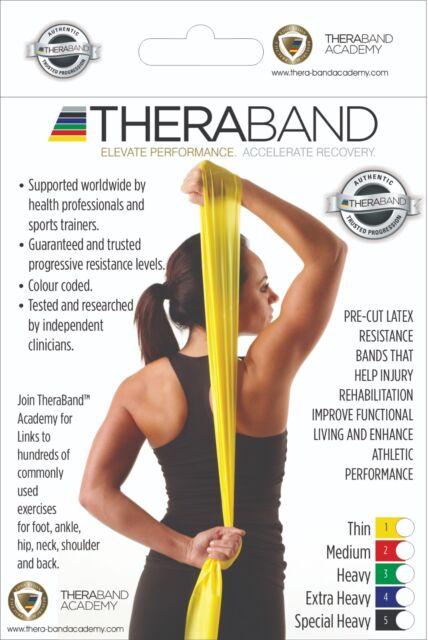 Thera-Band Resistance Bands Exercise Fitness Latex