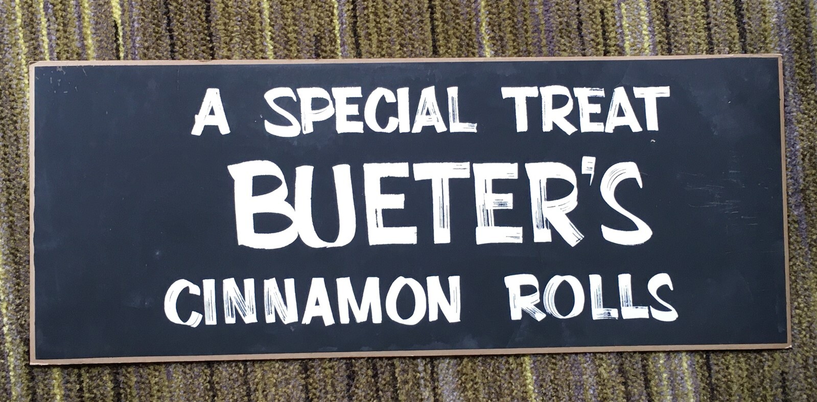 1940s BUETTERS BUTTER KRUST BREAD ADVERTISING STORE DISPLAY VERSION