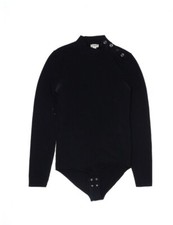 J.Crew Factory Store Women Black Bodysuit S