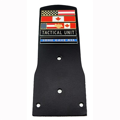 #ad NY NJ Style Police Leather Citation Bar Holder Name Tag Badge Backer 1 10 Slot $7.23