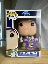 FUNKO Pop Buzz Lightyear Metallic 9” SDCC 2011 LE 360 Disney Pixar Toy Story