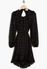 ASTR The Label Floral Black Cutout Dress Size S