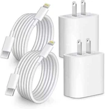 2-Pack Super Fast Charger Type C For iPhone 14 13 12 11 Pro Max Xs XR 8 7 6 Plus
