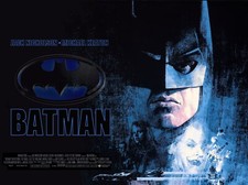 BATMAN 1989 Quad poster print 30x40" Jack Nicholson Michael Keaton FREE P&P DC