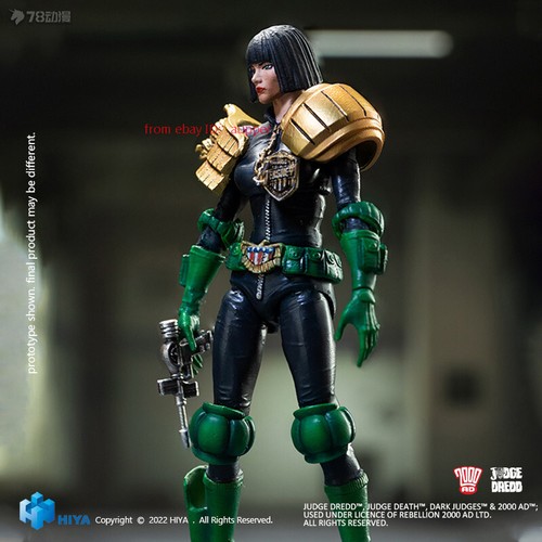 Hiya Toys Exquisite Mini Judge Dredd 2000ad Barbara Hershey 1/18 Action Figure - Picture 6 of 8