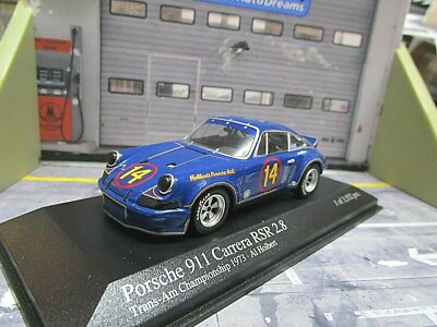 PORSCHE 911 Carrera 2.8 RSR Trans Am 1973 #14 Holbert Cha Sunoco Minichamps 1:43
