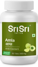 Sri Sri Tattva Amla Tablets 500mg 60 Tabs Antioxidant Support Herbal Supplement