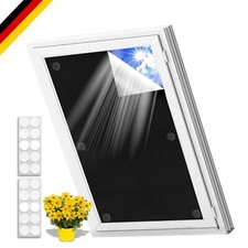 Verdunkelungsrollo Dachfenster 100% Lichtundurchlässig Thermo Schwarz