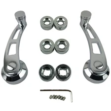 Chrome Billet Aluminum 4-1/4" Window Crank Handle For Chevy Ford Chrysler