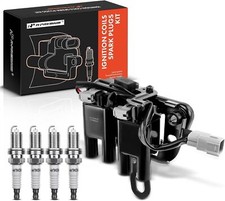 APM Ignition Coils and Spark Plugs Kits Compatible with Hyundai Elantra