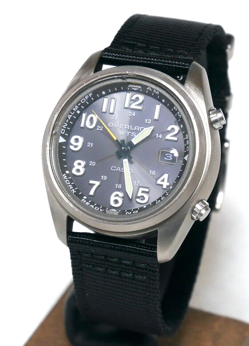 CASIO OVERLAND Field Watch OVW-100TDJ Black Titanium LED CASIO OVERLAND Field Watch OVW-100TDJ Black Titanium LED