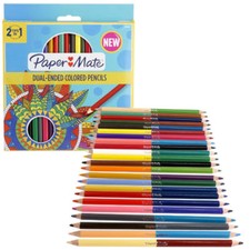 2 in 1 Paper Mate 24 ct Dual Ended Drawing Colored Pencils Pre-Sharpened NIP